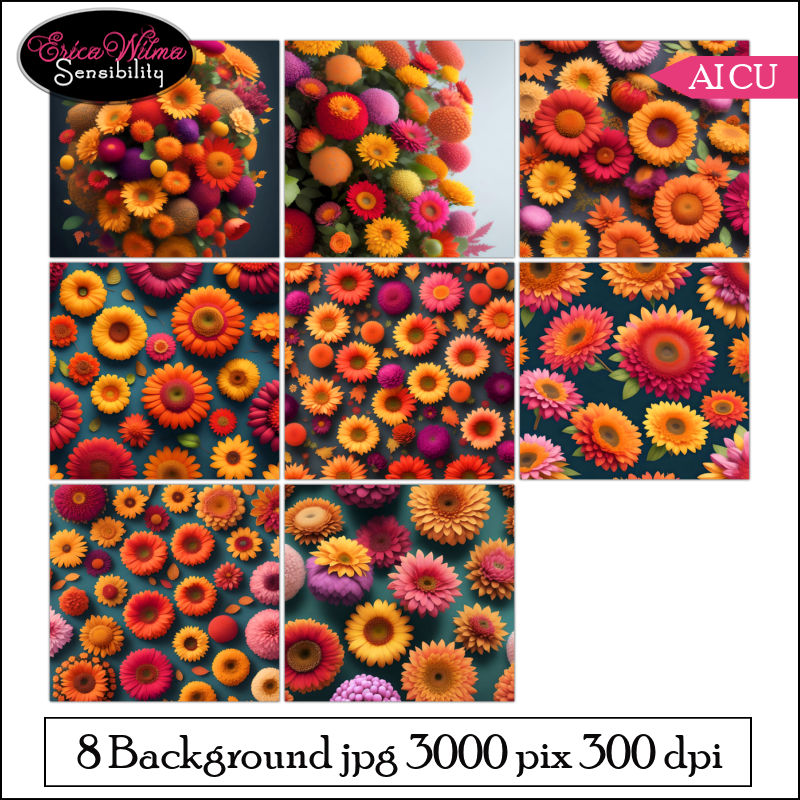 EW AI Background Flowers 03 2023